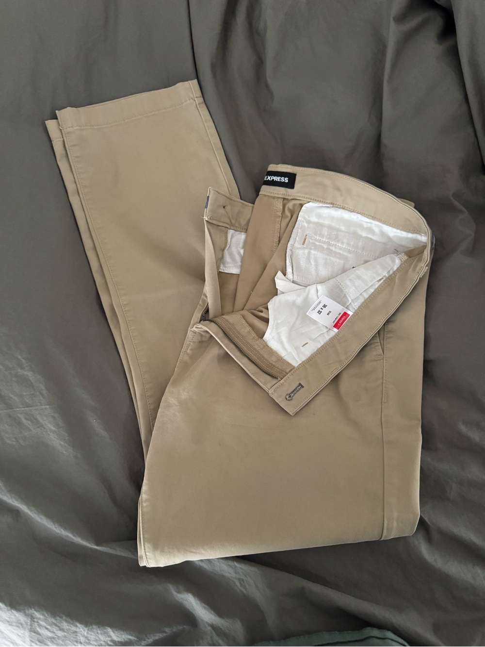 Express Men's Khaki/Tan Chino Pants